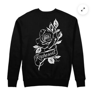 Eterno Crewneck Sweater [BLACK] By ELVIA GUADIAN
